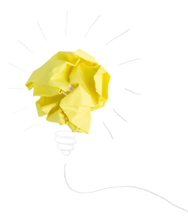 A bright idea light bulb